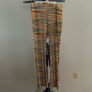 Wild fable mesh flared yoga pants